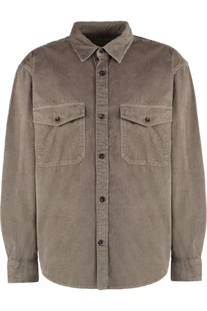 GANT Skjorta, Herr, S, Bomull, Manchesterskjorta i Corduroy med Fickor med Lock Fram