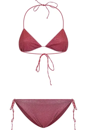 Oseree Badkläder, Dam, L, Lumiere Shade Röd Bikini