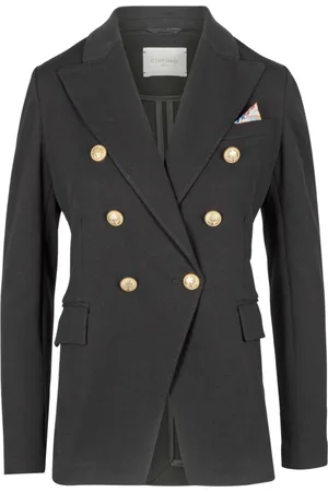 Circolo Jacka, Dam, M, Bomull, Dubbelknäppt piquet blazer