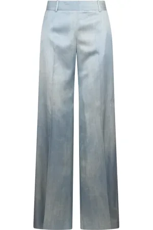 ERMANNO SCERVINO Byxor, Dam, M, Tryckta byxor med sidofickor