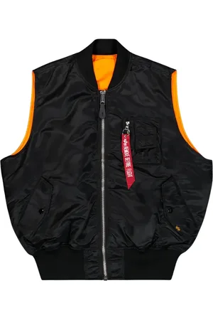 Alpha Industries Jacka, Herr, M, Klassisk Ma-1 Stil Väst i Svart