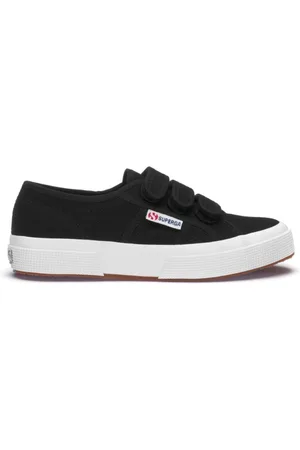 Superga Skor, Herr, 39 EU, Canvas Strap Sneakers Svart och Vit