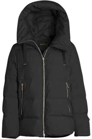 MOORER Jacka, Dam, 2Xs, Vattentät Peacoat med Silkesliknande Look