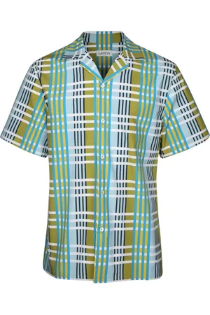 Lanvin Skjorta, Herr, 2Xl, Bomull, Budgie Print Cotton Shirt
