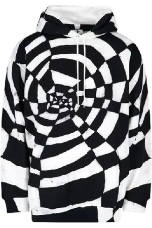 Céline Sweatshirts & Hoodies, Herr, L, Bomull, Spider Hooded Sweatshirt