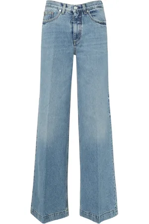 Nine In The Morning Jeans, Dam, W30, Denim, Ljusblå Wide Leg Denim Jeans