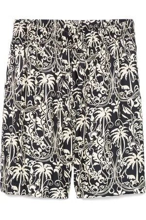 LANEUS Shorts, Herr, M, Svarta Viskos Bermuda Shorts