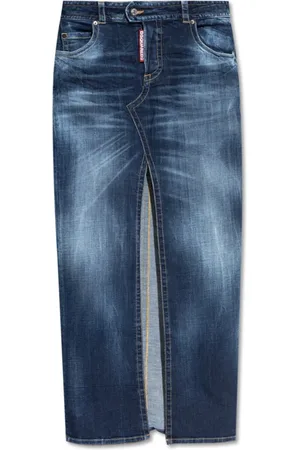 Dsquared2 Kjol, Dam, 2Xs, Denim, Denimkjol