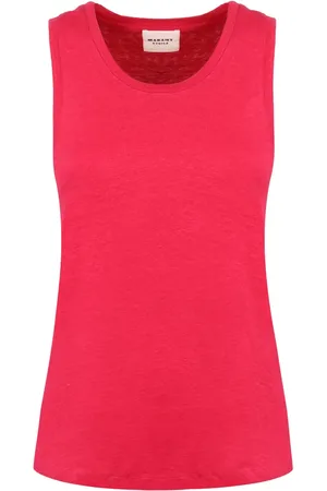 Isabel Marant Topp, Dam, S, Linne, Räfflad Linne Tank Top