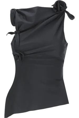 COPERNI Topp, Dam, L, Asymmetrisk blomstertopp