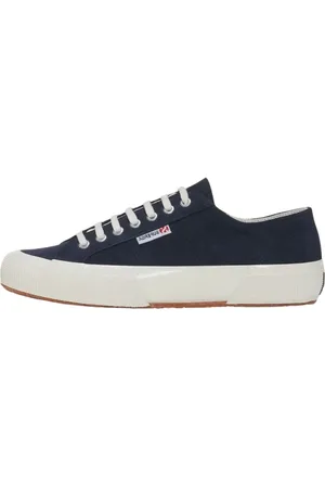 Superga Skor, Herr, 43 EU, Mocka, Blå Mocka Sneakers OG Stil