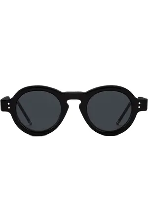 Thom Browne Accessoarer, Herr, ONE Size, Runda solglasögon