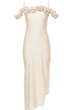COPERNI Klänning, Dam, S, Satin Finish Ruffled Dress