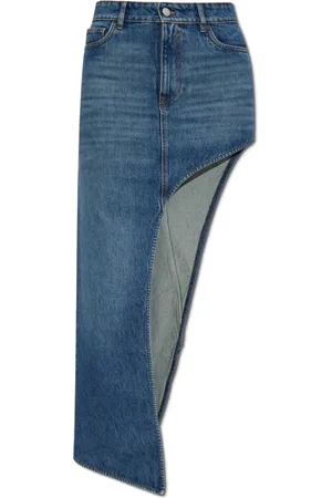 COPERNI Kjol, Dam, S, Bomull, Asymmetrisk Jeanskjol
