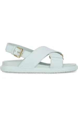 Marni Skor, Dam, 39 EU, Läder, Fussbet Sandaler