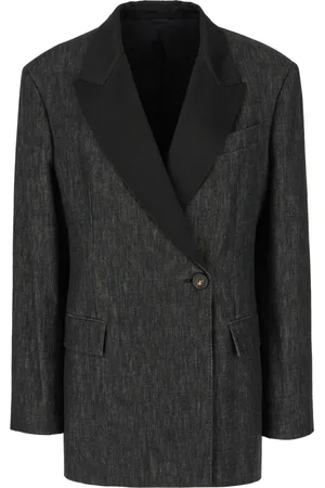 Brunello Cucinelli Jacka, Dam, L, Bomull, Stiliga Jackor och Västar Kollektion