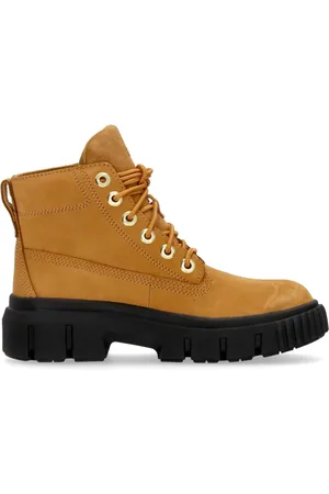Timberland Skor, Dam, 36 EU, Läder, Nubuck Snörhög Känga