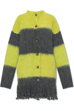 Etro Stickade tröjor & koftor, Dam, 2Xs, Fringed Cardigan
