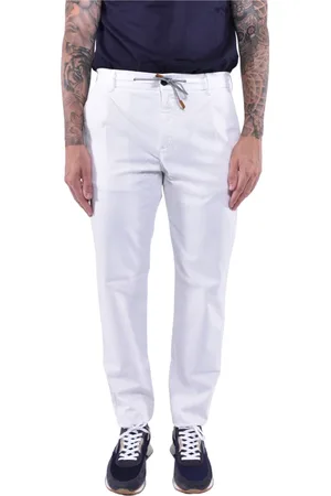 ELEVENTY Byxor, Herr, W32, Bomull, Regular Jogger Pants i stretchbomull