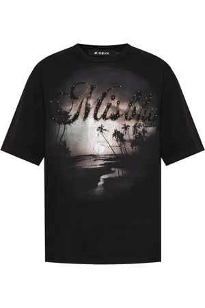MISBHV Topp, Herr, M, Bomull, Stilren Svart T-shirt för Män