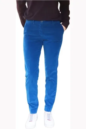 Masons Byxor, Dam, S, Bomull, Velvet Straight Leg Pants