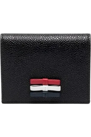 Thom Browne Accessoarer, Dam, ONE Size, Läder, Dubbelt Korthållare