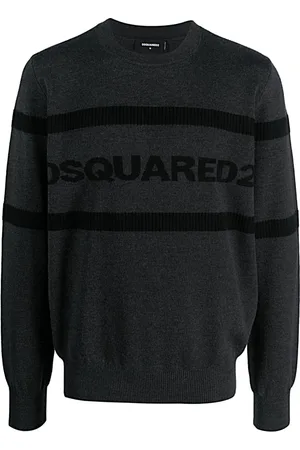 Dsquared2 Stickade tröjor & koftor, Herr, L, Rundhalsstickat