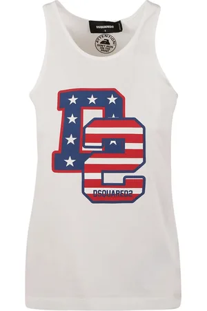 Dsquared2 Topp, Dam, S, Bomull, Tanktopp med logotryck