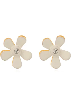 Marni Accessoarer, Dam, ONE Size, Emajerade metallblomörhängen