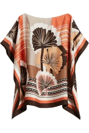 Max Mara Jacka, Dam, ONE Size, Exotisk strandblus