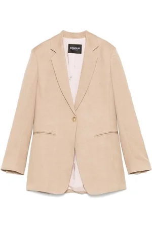 Dondup Jacka, Dam, M, Kavaj med Logotyp Jacquard Foder