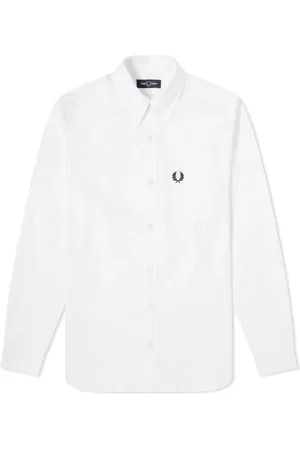 Fred Perry Skjorta, Herr, M, Bomull, Autentisk Button Down Oxford-skjorta