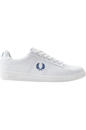 Fred Perry Skor, Herr, 44 EU, Läder, Sneakers i frotté med lagerkransdetalj