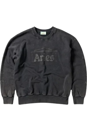 ARIES Sweatshirts & Hoodies, Herr, L, Bomull, Vintage Ancient Column Sweatshirt
