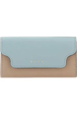 Marni Accessoarer, Dam, ONE Size, Läder, Tvåfärgat nyckelfodral i läder