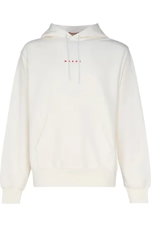 Marni Sweatshirts & Hoodies, Herr, L, Bomull, Logo Hoodie