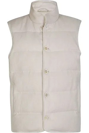 ELEVENTY Jacka, Herr, 2Xl, Linne, Linne Ståkrage Vår Gilet