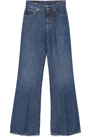 Dondup Jeans, Dam, W31, Blå Jeans med Dold Gylf