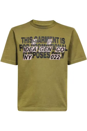 Heron Preston Topp, Herr, S, Bomull, Bomulls-T-shirt med tryck fram