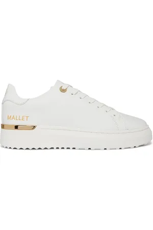 Mallet Skor, Herr, 41 EU, Läder, Gold Lite Sneakers