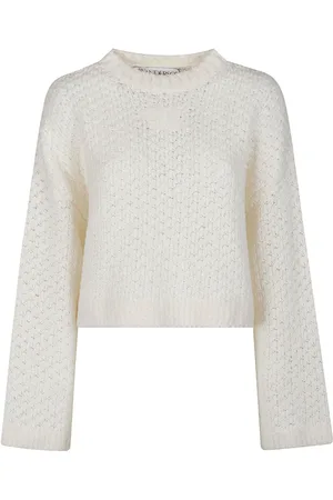 J.W.Anderson Stickade tröjor & koftor, Dam, S, Öppen Stickad Tröja Sweater