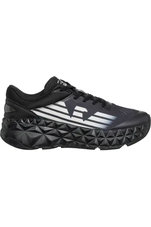 EA7 Skor, Herr, 43 EU, Polyester, Lace Closure Sneakers