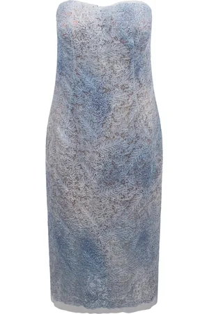 ERMANNO SCERVINO Klänning, Dam, S, Bomull, Spets Bustier Midiklänning