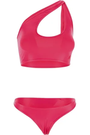 The Attico Badkläder, Dam, S, Spandex, High-Shine Crossover-Strap Bikini Set