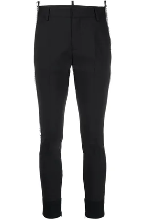 Dsquared2 Byxor, Dam, S, Spandex, Logo Print Slim-fit Byxor
