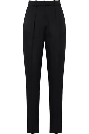 Elisabetta Franchi Byxor, Dam, L, Polyester, Högmidjade byxor i viskossatin