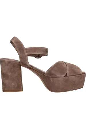 Jeffrey Campbell Skor, Dam, 39 EU, Läder, Sandaler Beige
