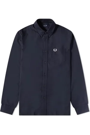 Fred Perry Skjorta, Herr, S, Bomull, Autentisk Oxford Skjorta