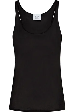 MVP Wardrobe Topp, Dam, M, Stickad topp med genomskinliga detaljer