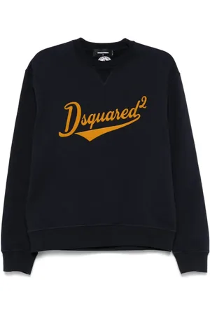 Dsquared2 Sweatshirts & Hoodies, Herr, S, Bomull, Fleece Logo Sweatshirt